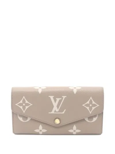 Pre-owned Louis Vuitton 2021 Monogram Leather Wallet In Neutral