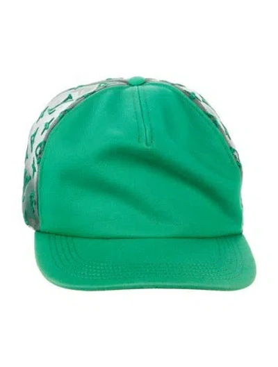 Pre-owned Louis Vuitton 2021 Monogram Mesh Hat In Green