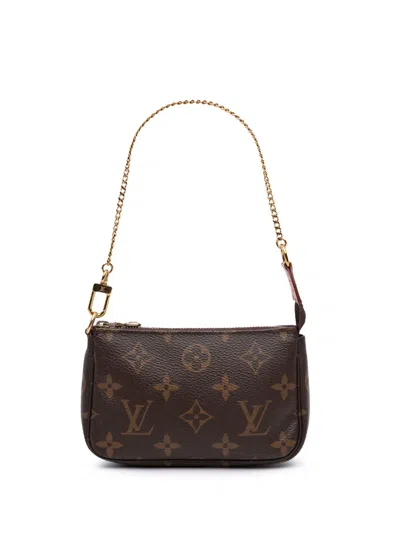 Pre-owned Louis Vuitton 2021 Monogram Mini Pochette Accessoires Handbag