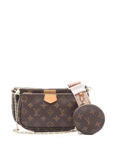Pre-owned Louis Vuitton 2021 Monogram Multi-pochette Acessoires Shoulder Bag In Brown