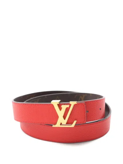 Pre-owned Louis Vuitton 2021 Monogram-pattern Belt In Brown