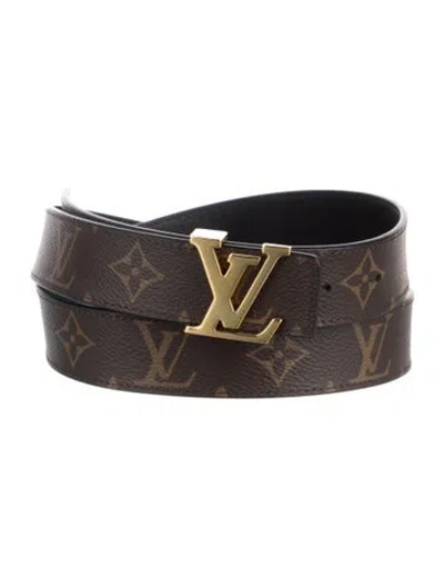 Pre-owned Louis Vuitton 2021 Monogram Pattern Waist Belt In Brown