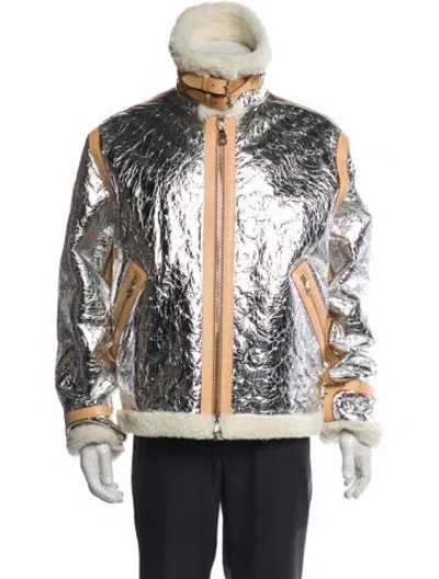 Pre-owned Louis Vuitton 2021 Monogram Pattern Windbreaker In Gray