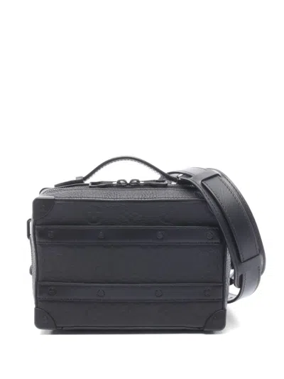 Pre-owned Louis Vuitton 2021 Monogram Soft Trunk Shoulder Bag In Black