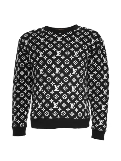 Pre-owned Louis Vuitton 2021 Monogram Sweater In Black