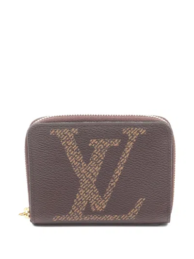 Pre-owned Louis Vuitton 2021 Monogram Zip Wallet In Brown