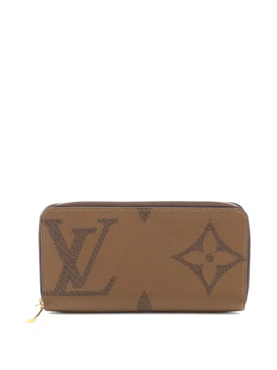 Pre-owned Louis Vuitton 2021 Monogram Zipper Wallet In Brown