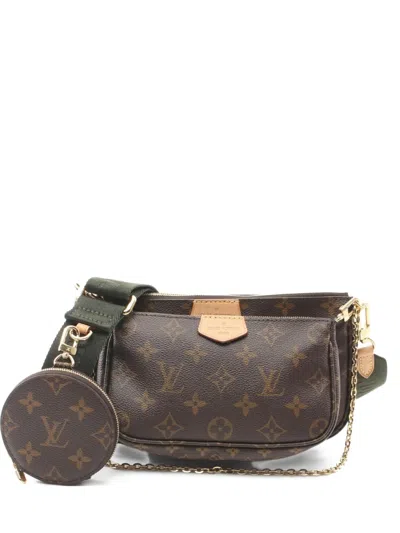 Pre-owned Louis Vuitton 2021 Multi Pochette Accessoires Shoulder Bag In Brown