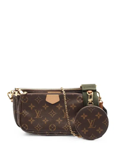 Pre-owned Louis Vuitton 2021 Multi Pochette Accessoires Shoulder Bag In Brown