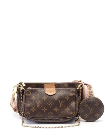 Pre-owned Louis Vuitton 2021 Multi Pochette Clutch Bag In 褐色