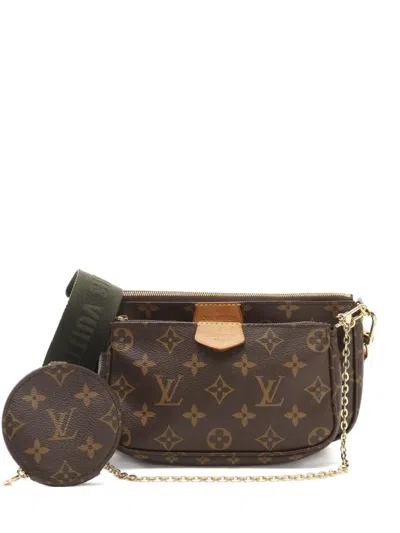 Pre-owned Louis Vuitton 2021 Multi Pochette Shoulder Bag In Brown
