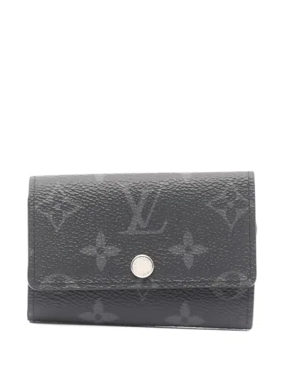 Pre-owned Louis Vuitton 2021 Multicles 6 Monogram Key Case In Black