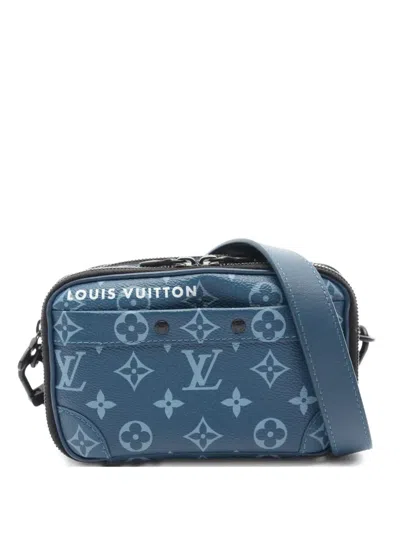 Pre-owned Louis Vuitton 2021 Nano Alpha Shoulder Bag In Blue