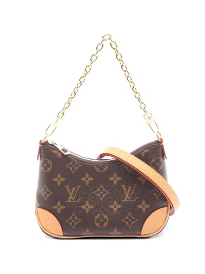 Pre-owned Louis Vuitton 2020s Nano Boulogne Monogram Handbag In Brown