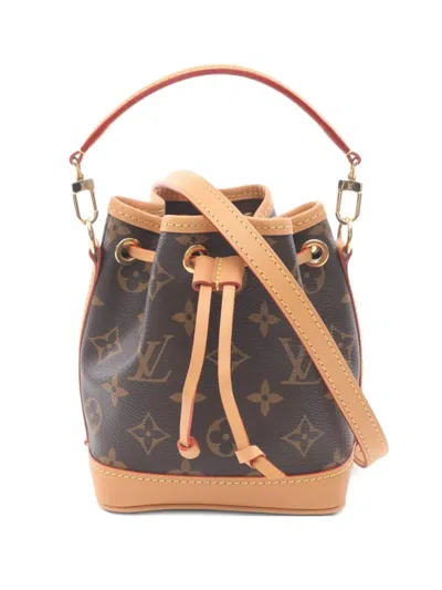 Pre-owned Louis Vuitton 2021 Nano Noe Monogram Handbag In Brown