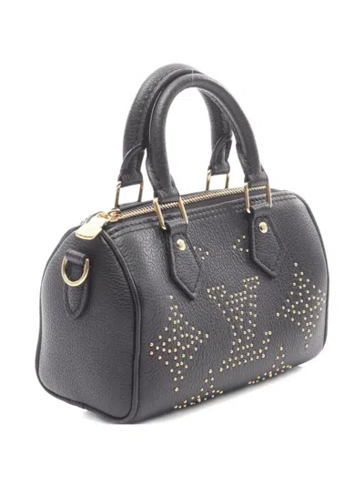 Pre-owned Louis Vuitton 2021 Nano Speedy Handbag In Black