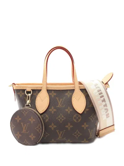 Pre-owned Louis Vuitton 2021 Neverfull Bb Handbag In Brown