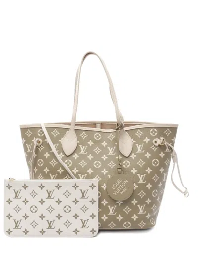 Pre-owned Louis Vuitton 2021 Neverfull Mm Monogram Empreinte Tote Bag
