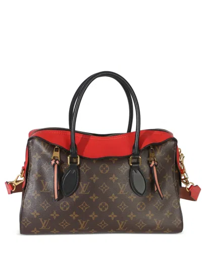 Pre-owned Louis Vuitton 2021 Nm Tuileries Monogram Canvas Handbag In Brown