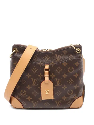Pre-owned Louis Vuitton 2021 Odeon Nm Pm Shoulder Bag In Brown