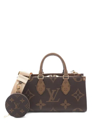 Pre-owned Louis Vuitton 2021 On-the-go Handbag In Brown