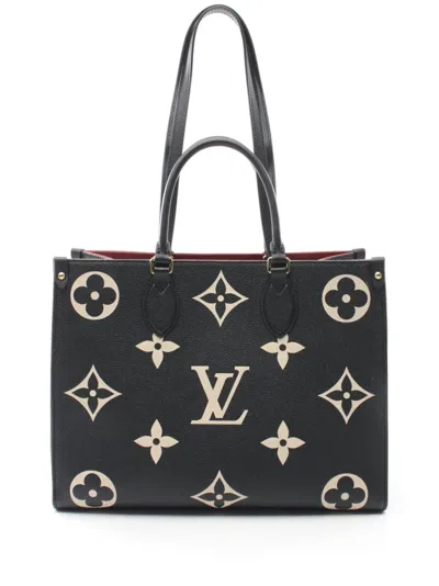 Pre-owned Louis Vuitton 2021 On The Go Monogram Handbag In Black
