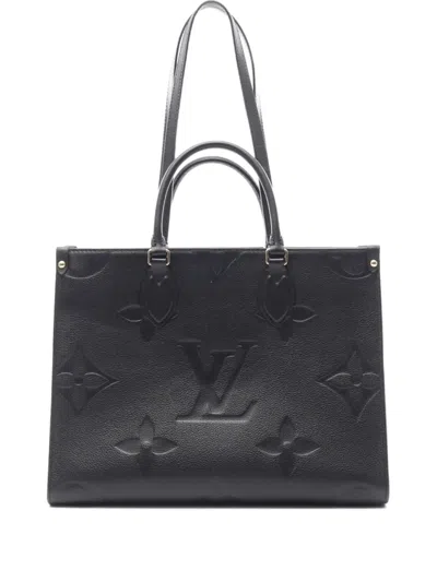Pre-owned Louis Vuitton 2021 On-the-go Pm Tote Bag In Black