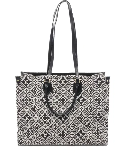 Pre-owned Louis Vuitton 2021 Onthego Gm Monogram Tote Bag In Black
