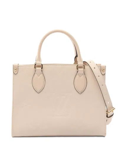 Pre-owned Louis Vuitton 2021 Onthego Two-way Handbag In Neutral