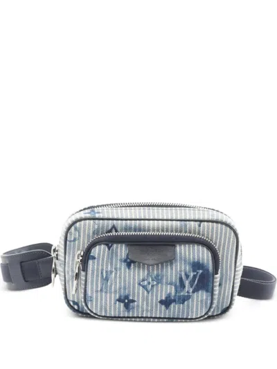 Pre-owned Louis Vuitton 2021 Outdoors Pochette Belt Bag In Blue