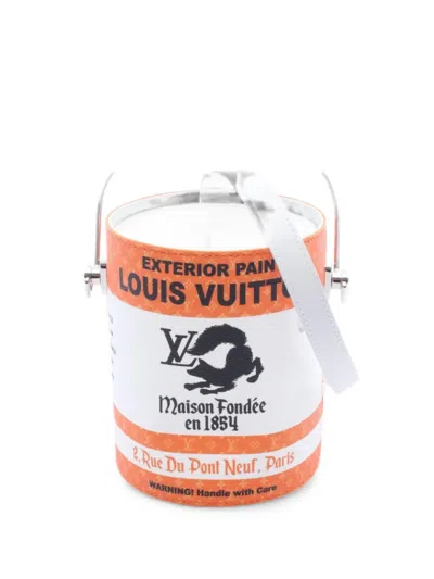 Pre-owned Louis Vuitton 2021 Paint Can Tote Bag In White