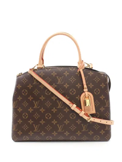 Pre-owned Louis Vuitton 2021 Petit Palais Mm Tote Bag In Brown