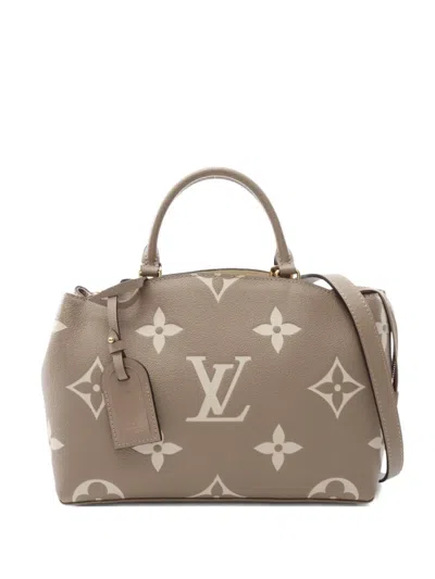 Pre-owned Louis Vuitton 2021 Petit Palais Pm Two-way Handbag In Neutral