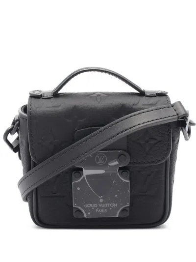 Pre-owned Louis Vuitton 2021 Pico S-lock Two-way Bag In Black