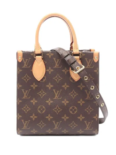 Pre-owned Louis Vuitton 2021 Plat Bb Monogram Tote Bag In Brown