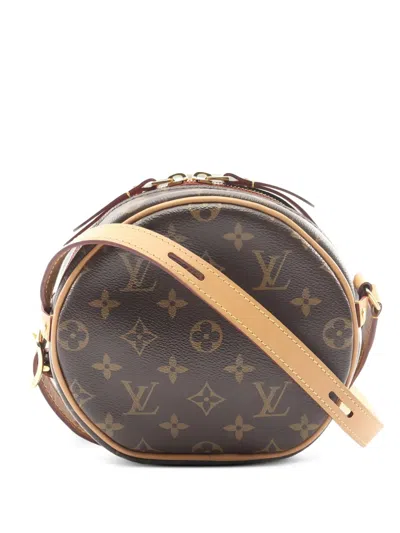 Pre-owned Louis Vuitton 2021 Pm Boatt Chapeau Souple Monogram Bag In Brown