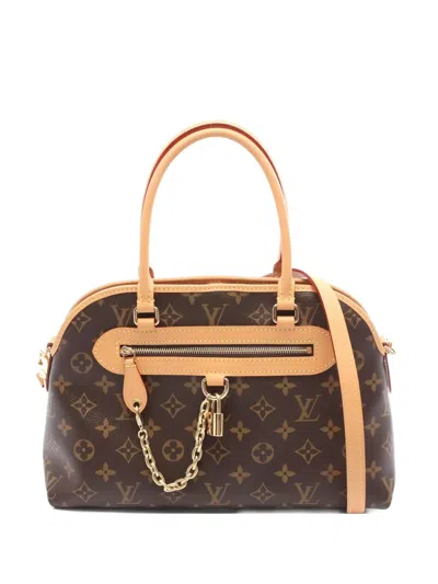 Pre-owned Louis Vuitton 2021 Pm Ever More Monogram Tote Bag In Brown