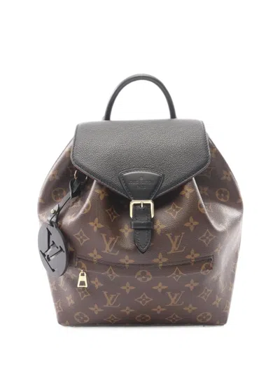 Pre-owned Louis Vuitton 2021 Pm Montsouris Backpack In Brown