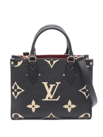 Louis Vuitton 2021 Pm On-the-go Monogram Empreinte Handbag In Black