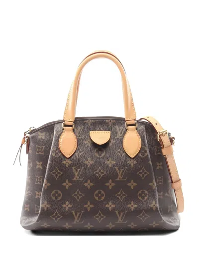 Pre-owned Louis Vuitton 2021 Pm Rivoli Monogram Handbag In Brown