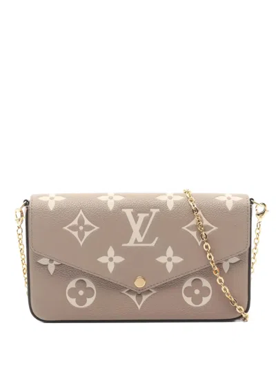 Pre-owned Louis Vuitton 2021 Pochette Félicie Cross Body Bag In Neutral