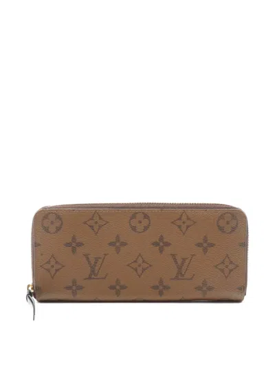 Pre-owned Louis Vuitton 2021 Portefeuil Round-zip Wallet In Brown