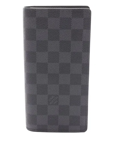 Pre-owned Louis Vuitton 2021 Portefeuil Wallet In Black