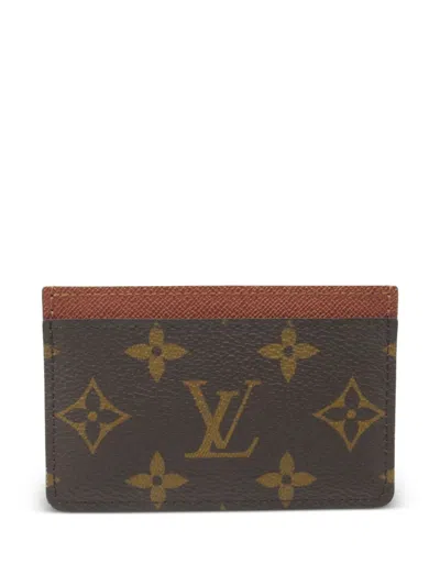 Pre-owned Louis Vuitton 2021 Porto Cardholder In 褐色