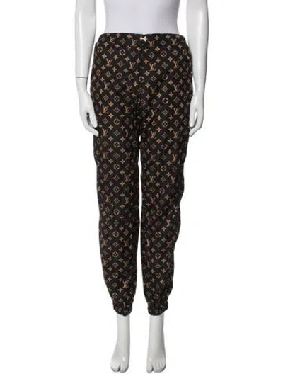 Pre-owned Louis Vuitton 2021 Printed Sweatpants In Brown