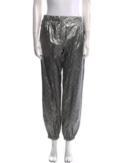 Pre-owned Louis Vuitton 2021 Printed Sweatpants In Gray
