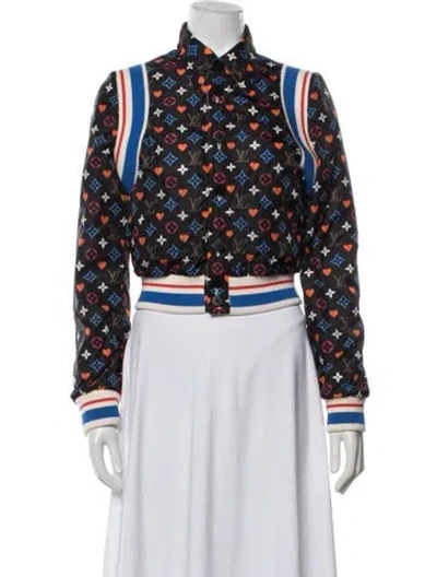 Pre-owned Louis Vuitton 2021 Reversible Bomber Jacket In White