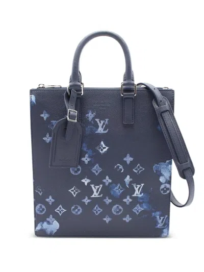 Pre-owned Louis Vuitton 2021 Sac Plat Tote Bag In Blue