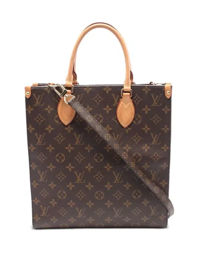 Pre-owned Louis Vuitton 2021 Sacpla Pm Tote Bag In Brown