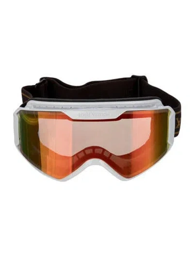 Pre-owned Louis Vuitton 2021 Shield Sunglasses In Brown